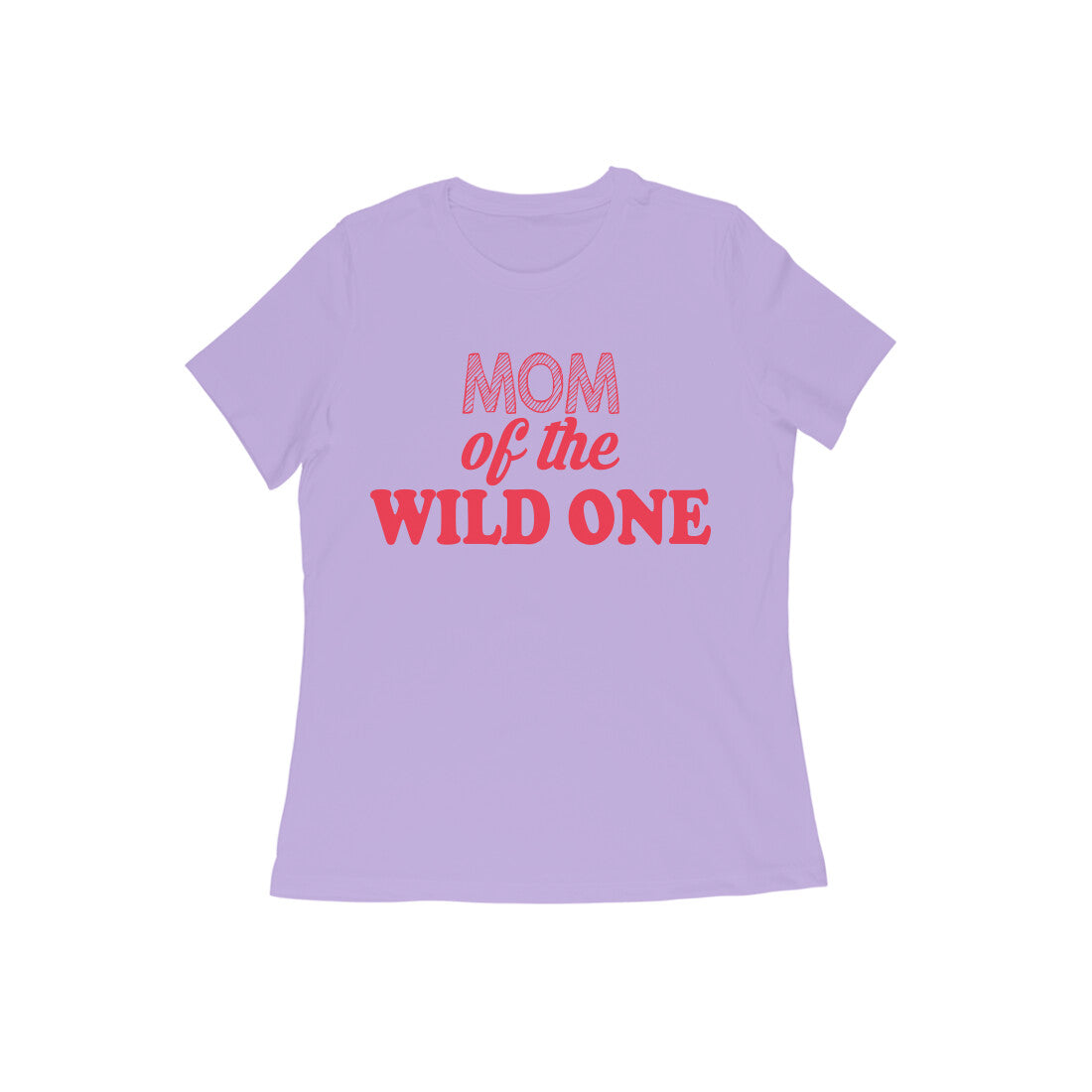 WOMEN'S ROUND NECK T-SHIRT - Mom of the wild one 3 puraidoprints