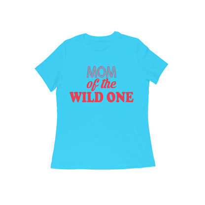 WOMEN'S ROUND NECK T-SHIRT - Mom of the wild one 3 puraidoprints