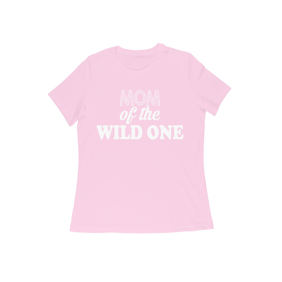 WOMEN'S ROUND NECK T-SHIRT - Mom of the wild one 4 puraidoprints