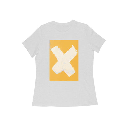 WOMEN'S ROUND NECK T-SHIRT – No – X puraidoprints