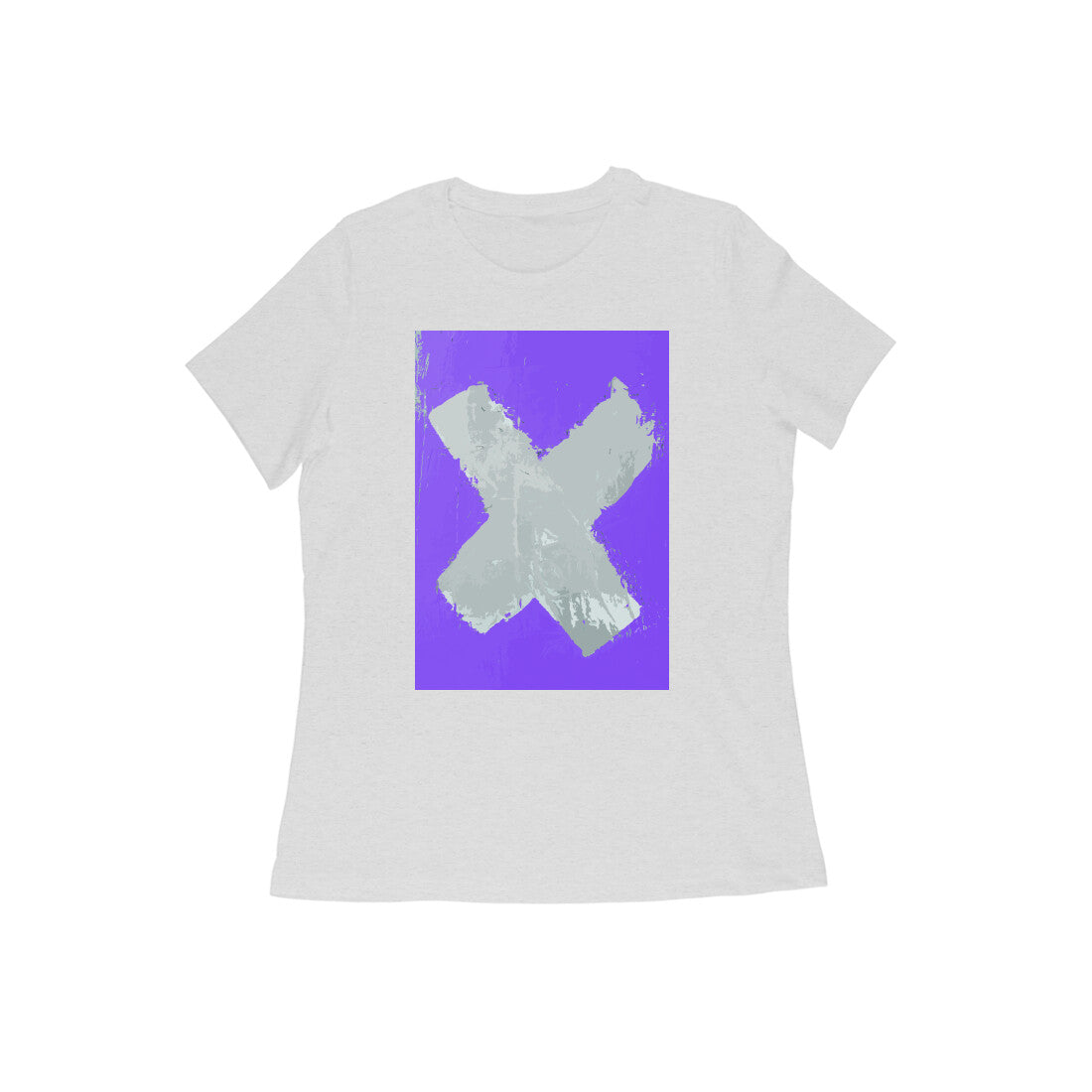 WOMEN'S ROUND NECK T-SHIRT – No – X puraidoprints