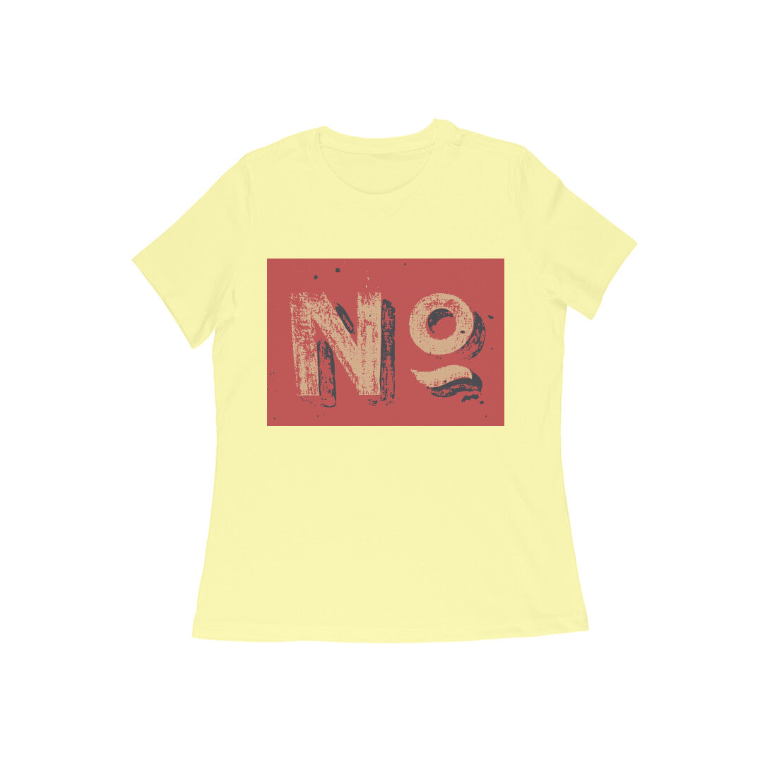 WOMEN'S ROUND NECK T-SHIRT – No puraidoprints