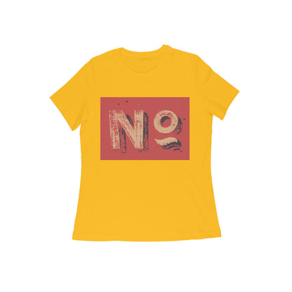 WOMEN'S ROUND NECK T-SHIRT – No puraidoprints