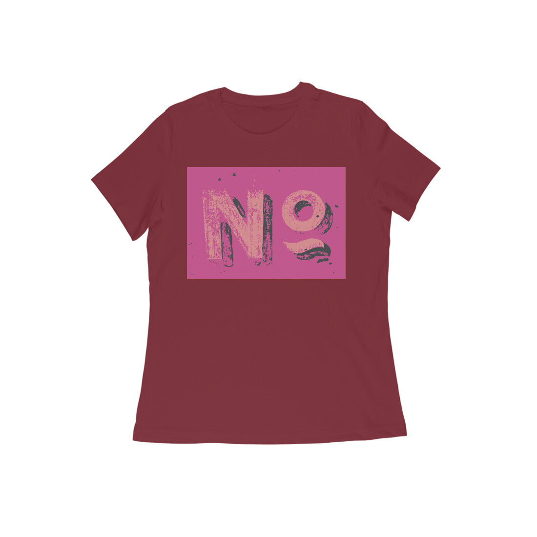 WOMEN'S ROUND NECK T-SHIRT – No puraidoprints