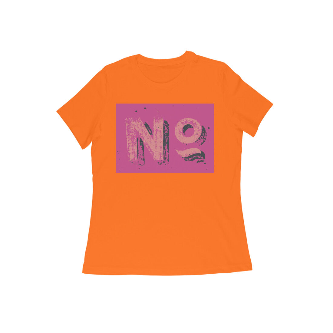 WOMEN'S ROUND NECK T-SHIRT – No puraidoprints