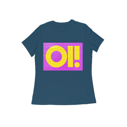WOMEN'S ROUND NECK T-SHIRT - Oi puraidoprints