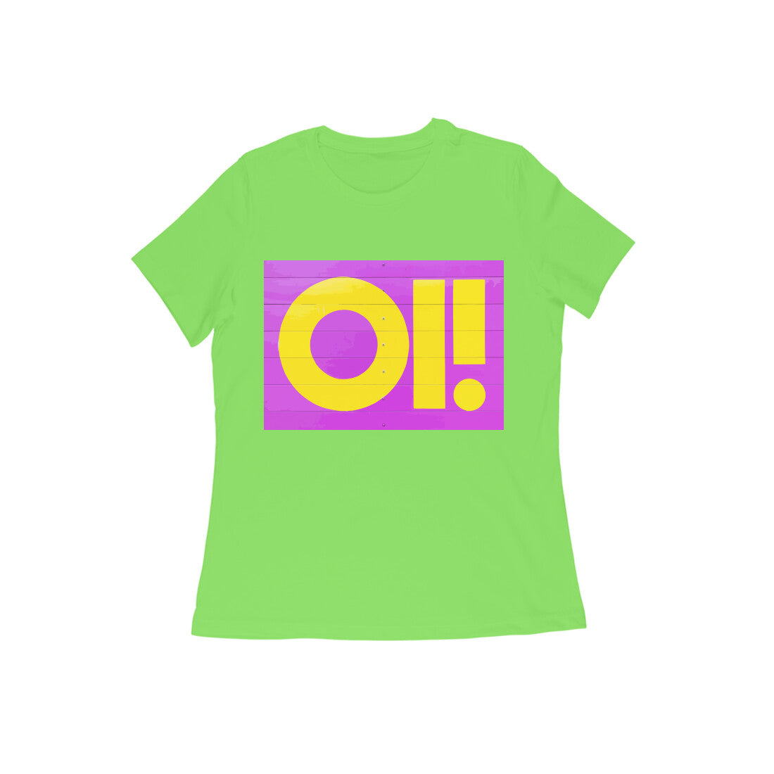 WOMEN'S ROUND NECK T-SHIRT - Oi puraidoprints