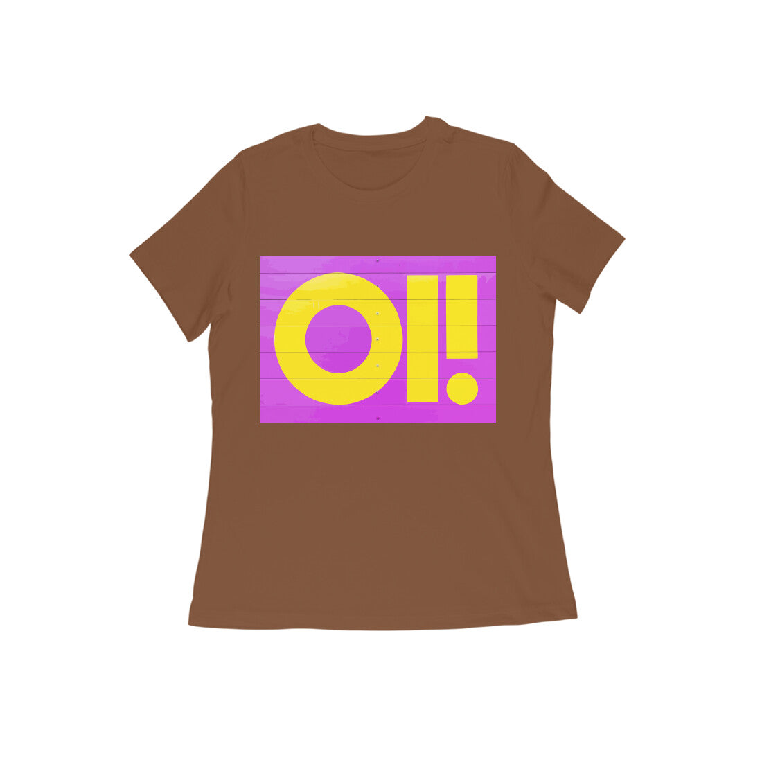WOMEN'S ROUND NECK T-SHIRT - Oi puraidoprints