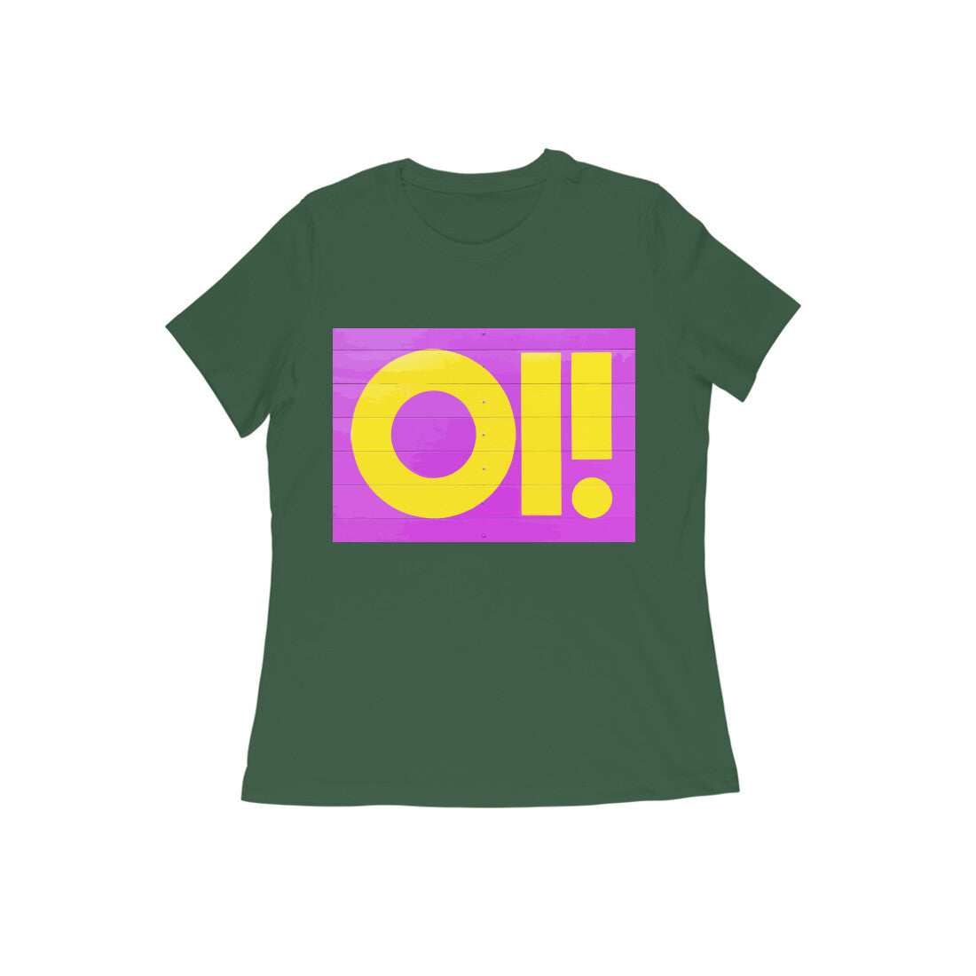 WOMEN'S ROUND NECK T-SHIRT - Oi puraidoprints
