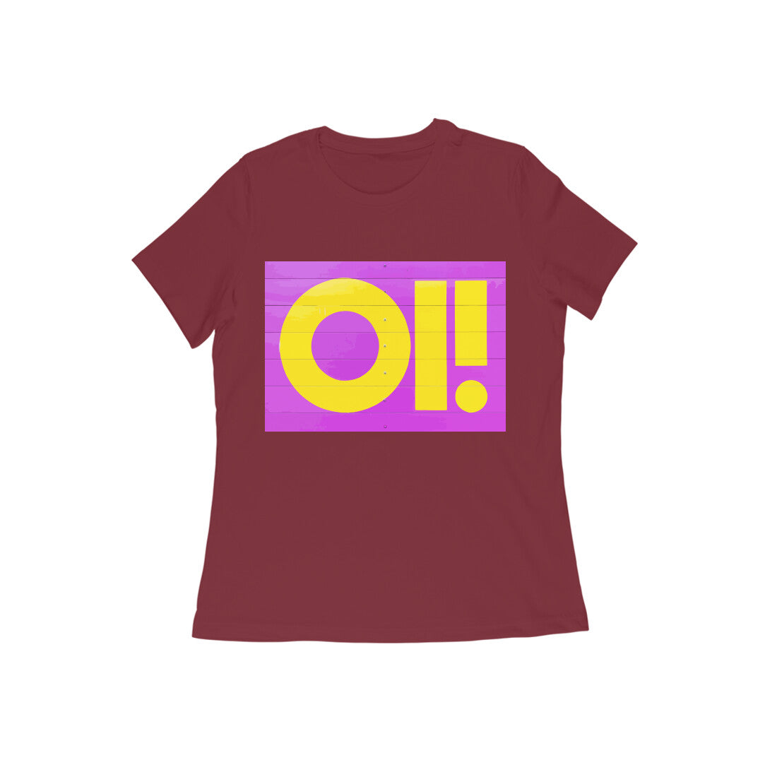 WOMEN'S ROUND NECK T-SHIRT - Oi puraidoprints