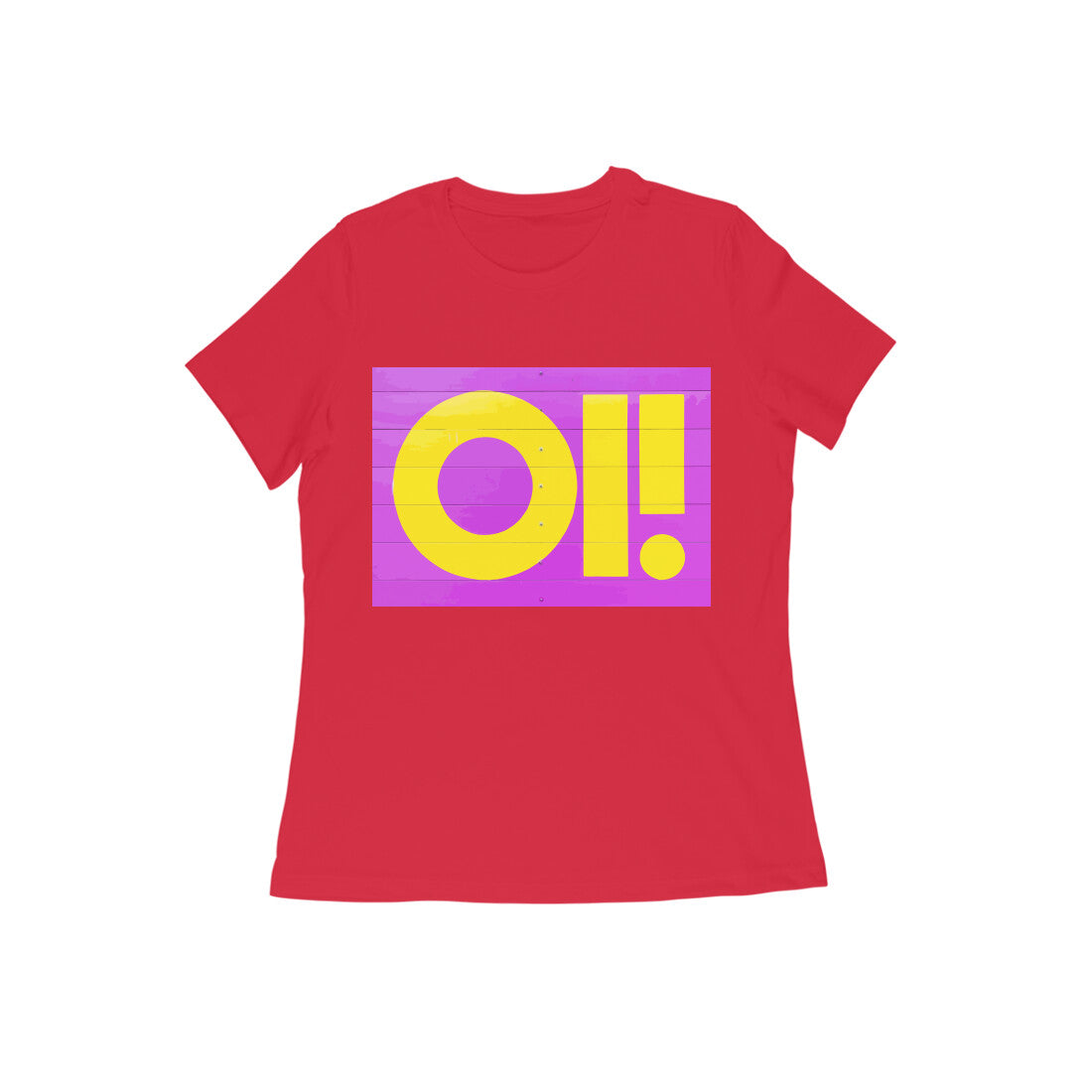 WOMEN'S ROUND NECK T-SHIRT - Oi puraidoprints