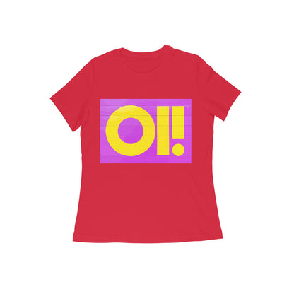 WOMEN'S ROUND NECK T-SHIRT - Oi puraidoprints