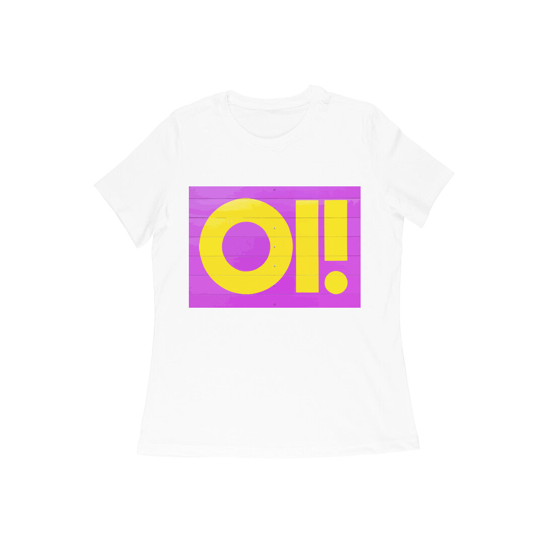 WOMEN'S ROUND NECK T-SHIRT - Oi puraidoprints