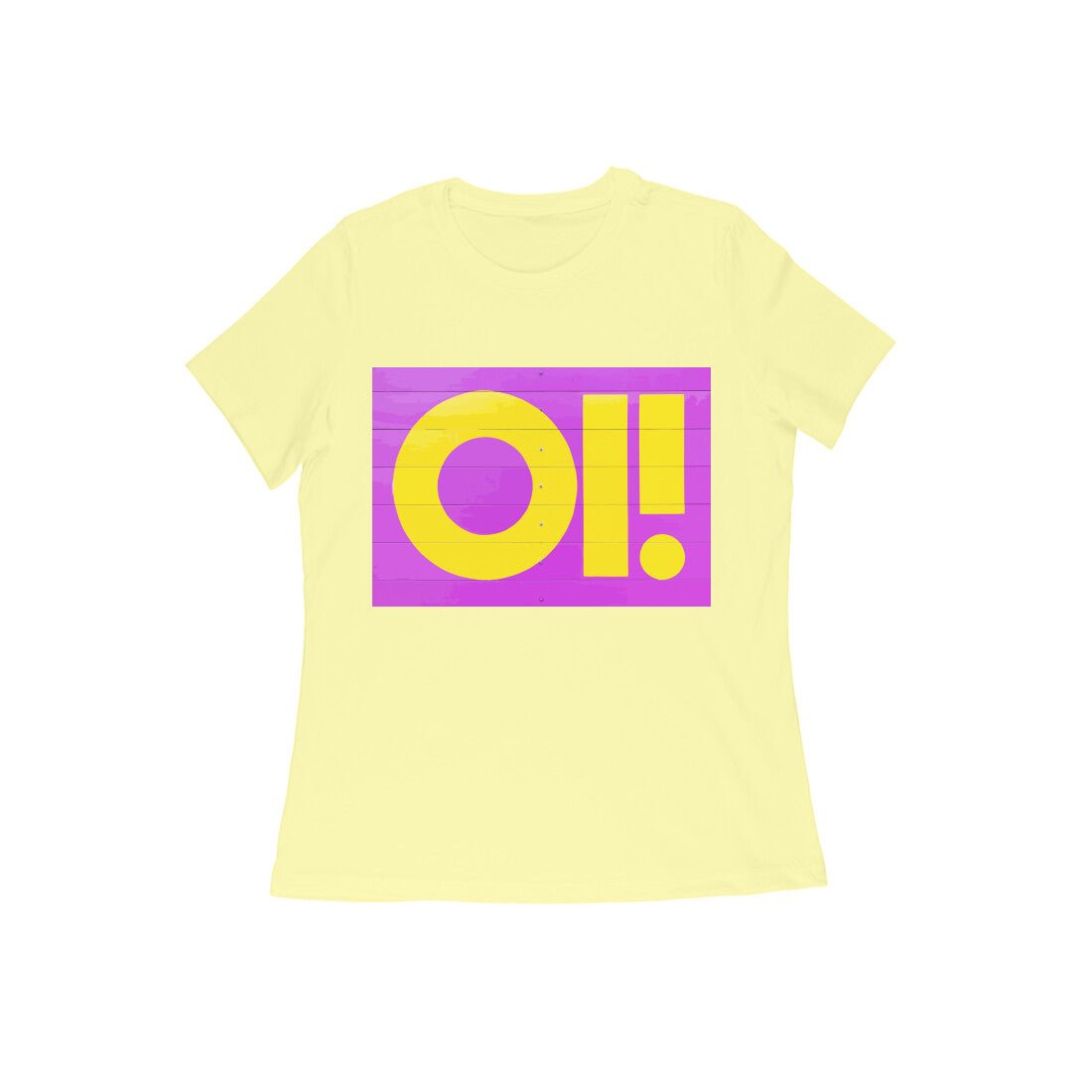 WOMEN'S ROUND NECK T-SHIRT - Oi puraidoprints