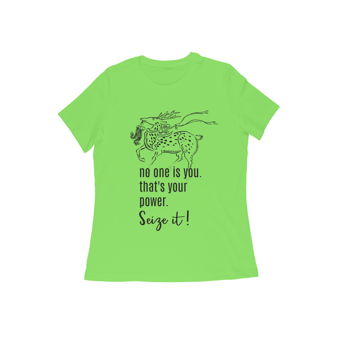 WOMEN'S ROUND NECK T-SHIRT- Taguchi Series (1) design Collection puraidoprints