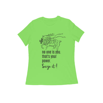 WOMEN'S ROUND NECK T-SHIRT- Taguchi Series (1) design Collection puraidoprints