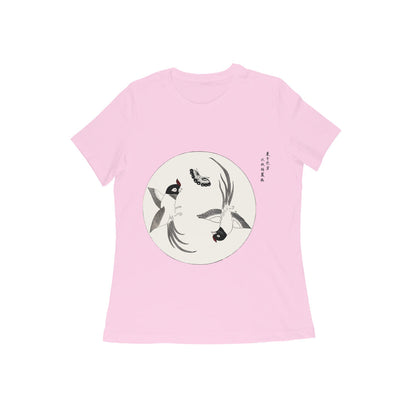 WOMEN'S ROUND NECK T-SHIRT- Taguchi Series (1) design Collection puraidoprints