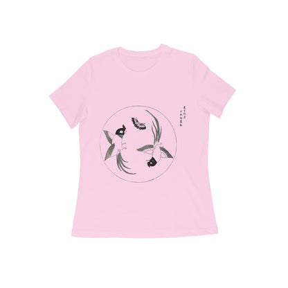 WOMEN'S ROUND NECK T-SHIRT- Taguchi Series (1) design Collection puraidoprints