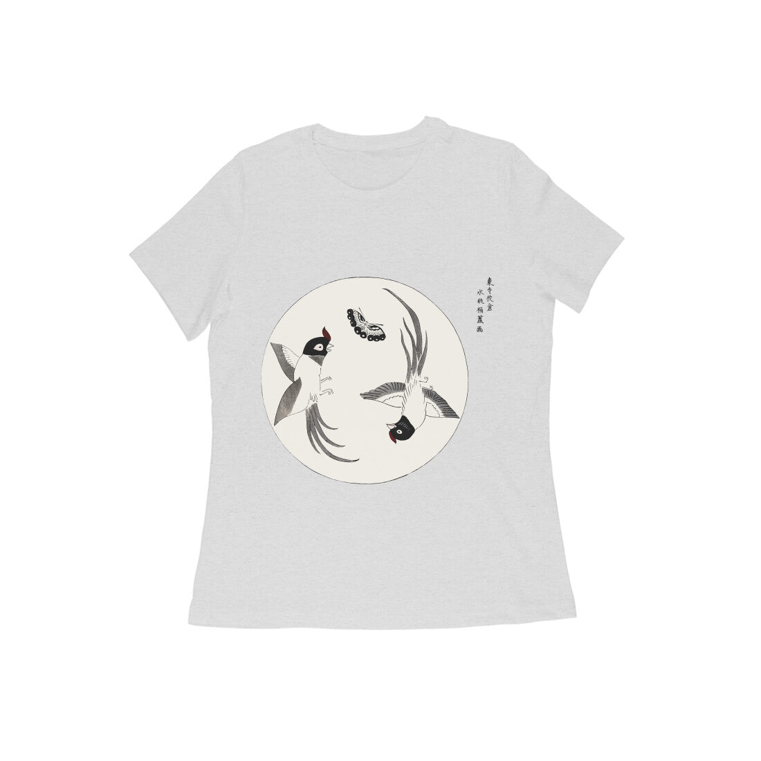 WOMEN'S ROUND NECK T-SHIRT- Taguchi Series (1) design Collection puraidoprints