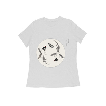 WOMEN'S ROUND NECK T-SHIRT- Taguchi Series (1) design Collection puraidoprints