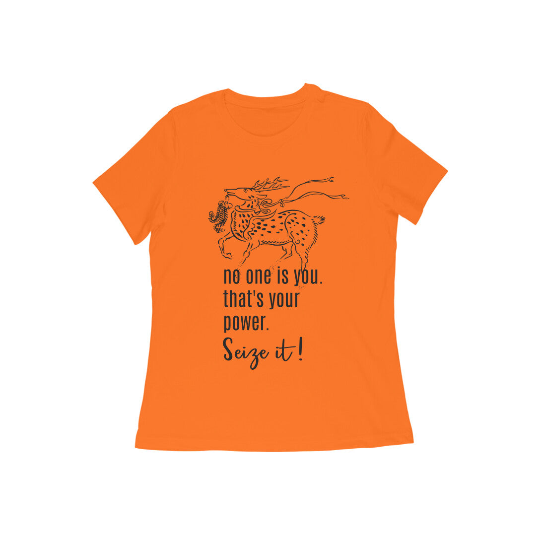 WOMEN'S ROUND NECK T-SHIRT- Taguchi Series (1) design Collection puraidoprints