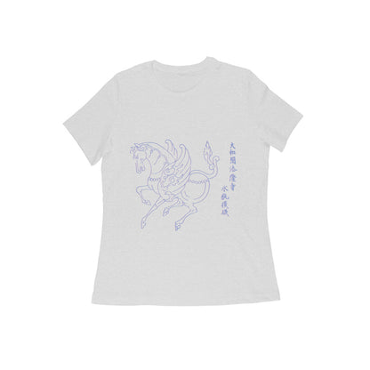 WOMEN'S ROUND NECK T-SHIRT- Taguchi Series (1) design Collection puraidoprints