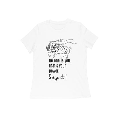 WOMEN'S ROUND NECK T-SHIRT- Taguchi Series (1) design Collection puraidoprints
