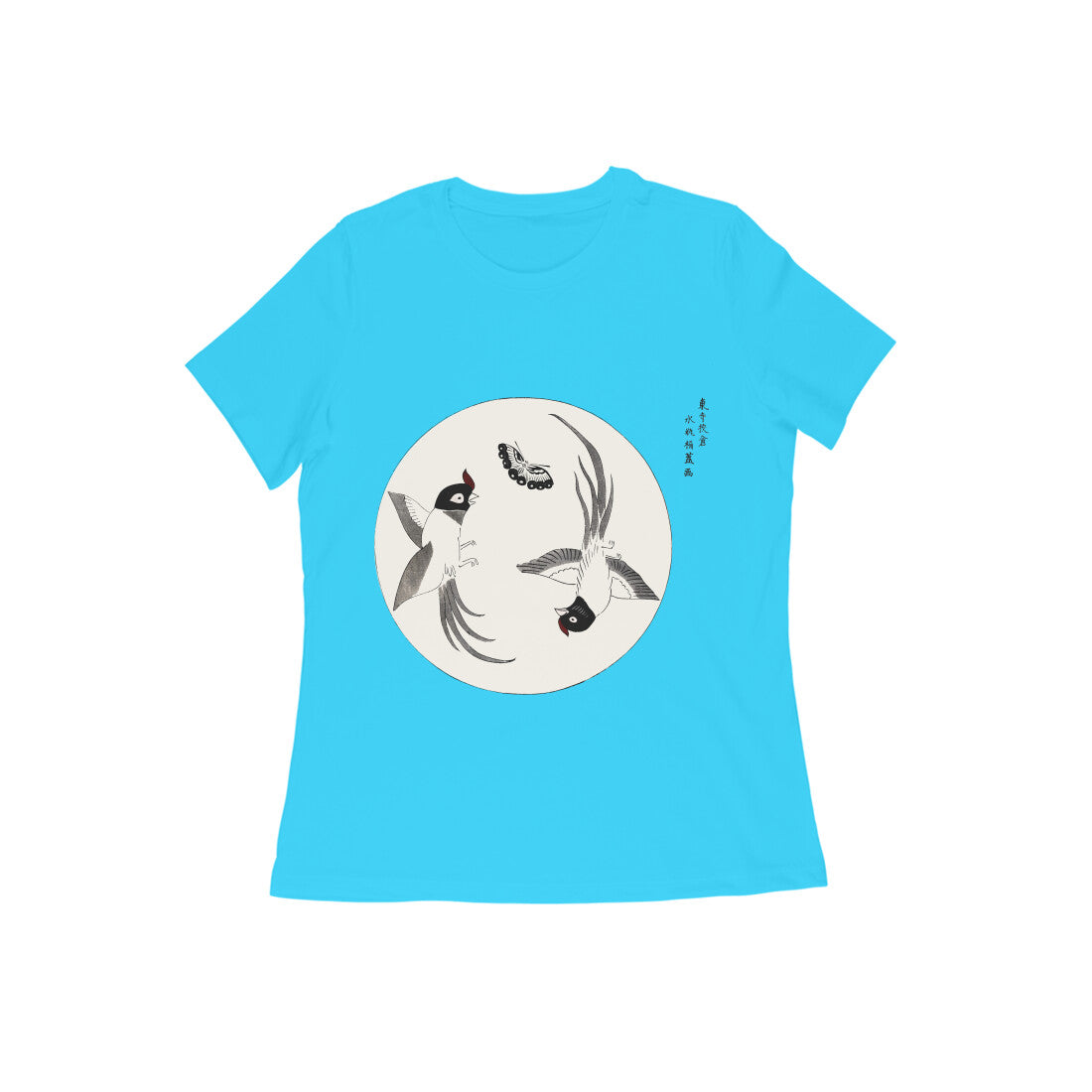 WOMEN'S ROUND NECK T-SHIRT- Taguchi Series (1) design Collection puraidoprints