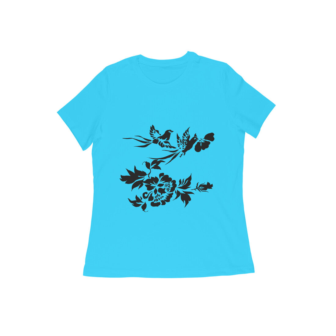 WOMEN'S ROUND NECK T-SHIRT- Taguchi Series (1) design Collection puraidoprints