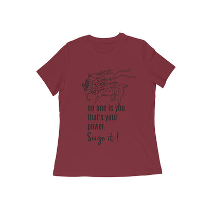 WOMEN'S ROUND NECK T-SHIRT- Taguchi Series (1) design Collection puraidoprints