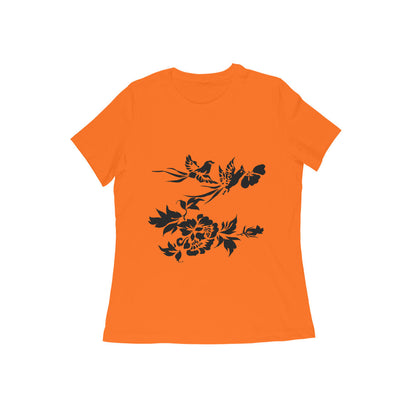 WOMEN'S ROUND NECK T-SHIRT- Taguchi Series (1) design Collection puraidoprints