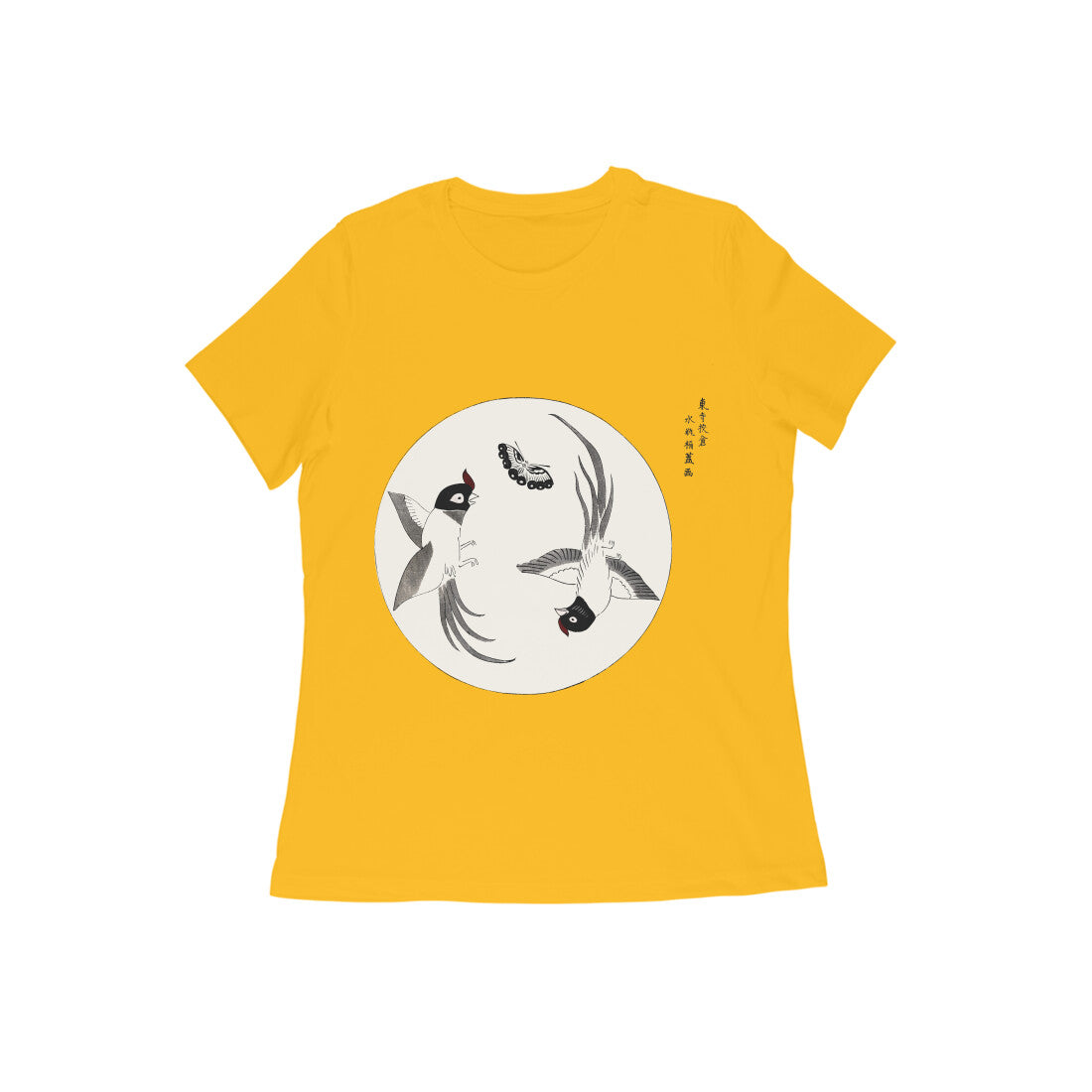 WOMEN'S ROUND NECK T-SHIRT- Taguchi Series (1) design Collection puraidoprints