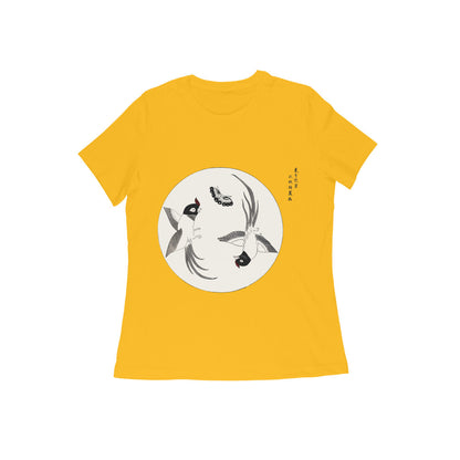 WOMEN'S ROUND NECK T-SHIRT- Taguchi Series (1) design Collection puraidoprints