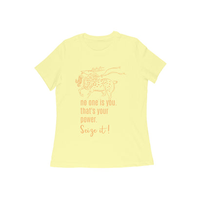 WOMEN'S ROUND NECK T-SHIRT- Taguchi Series (1) design Collection puraidoprints
