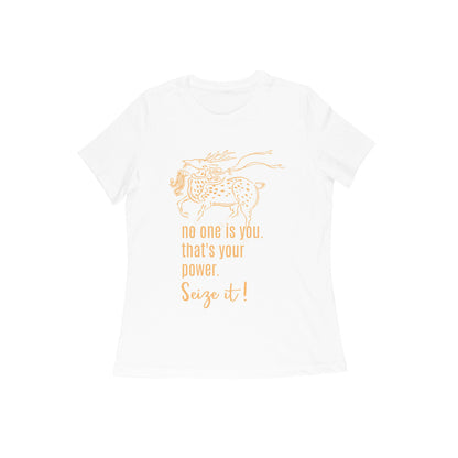 WOMEN'S ROUND NECK T-SHIRT- Taguchi Series (1) design Collection puraidoprints