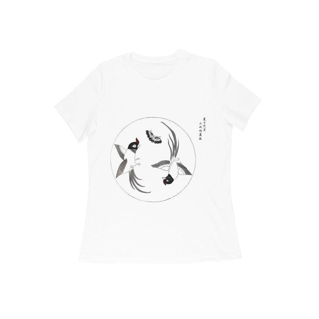 WOMEN'S ROUND NECK T-SHIRT- Taguchi Series (1) design Collection puraidoprints