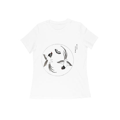 WOMEN'S ROUND NECK T-SHIRT- Taguchi Series (1) design Collection puraidoprints