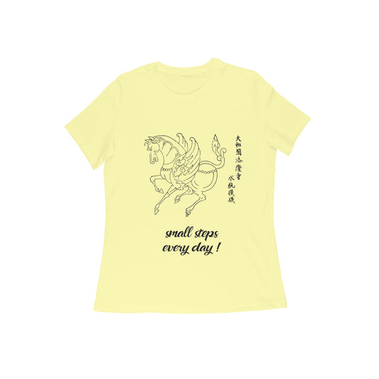 WOMEN'S ROUND NECK T-SHIRT- Taguchi Series (1) design Collection puraidoprints