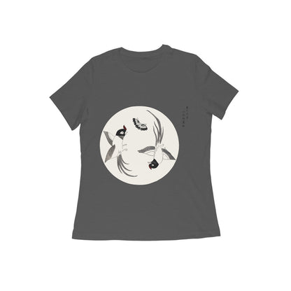 WOMEN'S ROUND NECK T-SHIRT- Taguchi Series (1) design Collection puraidoprints