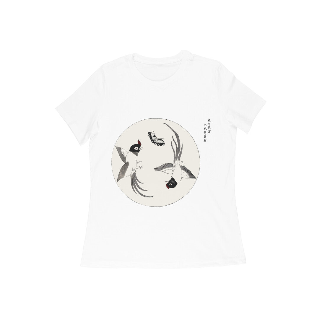 WOMEN'S ROUND NECK T-SHIRT- Taguchi Series (1) design Collection puraidoprints