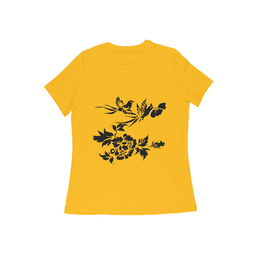 WOMEN'S ROUND NECK T-SHIRT- Taguchi Series (1) design Collection puraidoprints