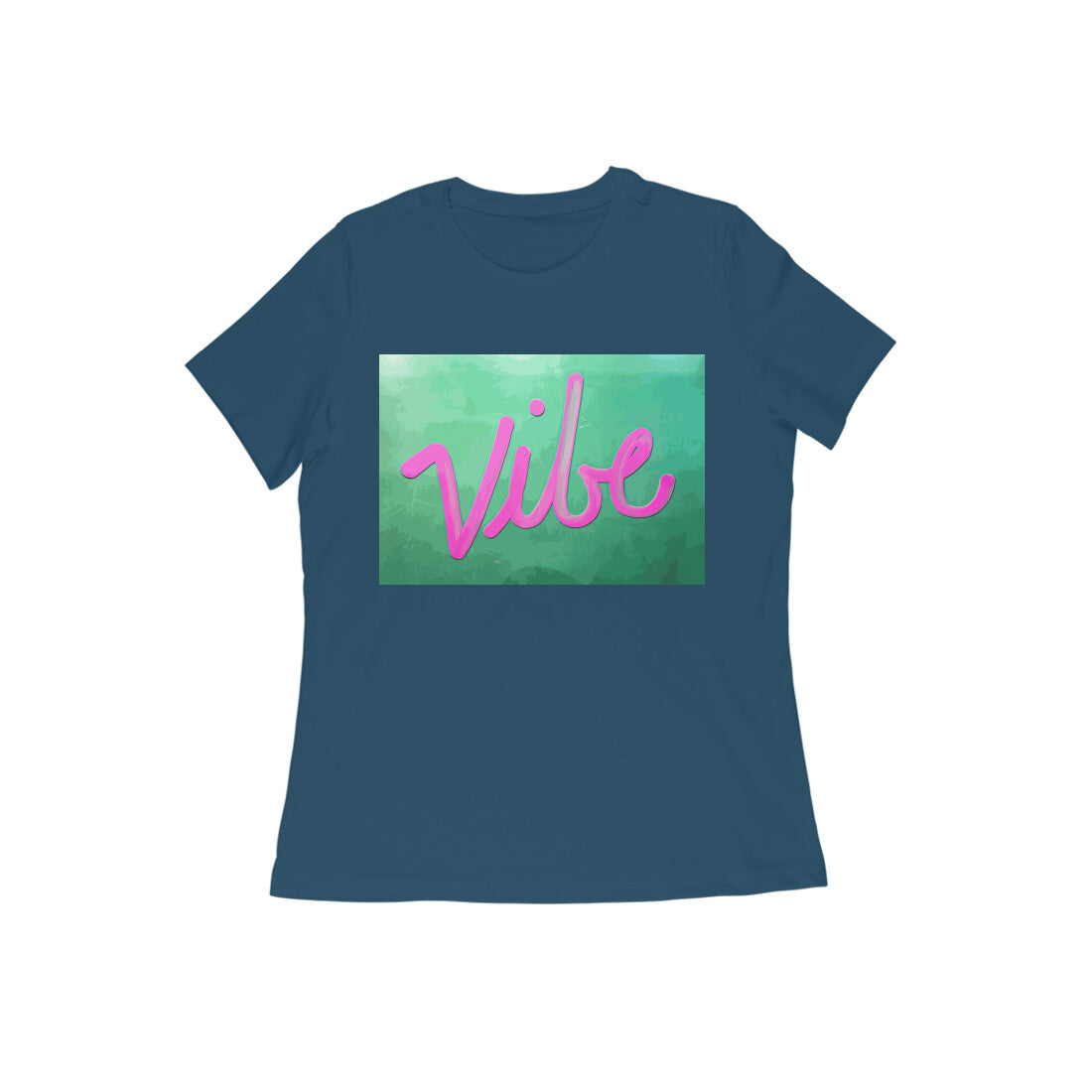 WOMEN'S ROUND NECK T-SHIRT – Vibe puraidoprints