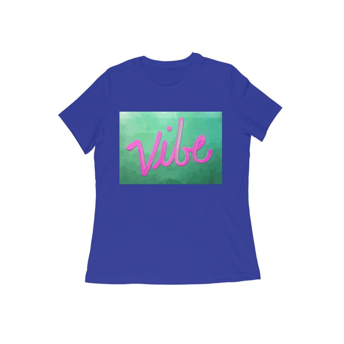 WOMEN'S ROUND NECK T-SHIRT – Vibe puraidoprints