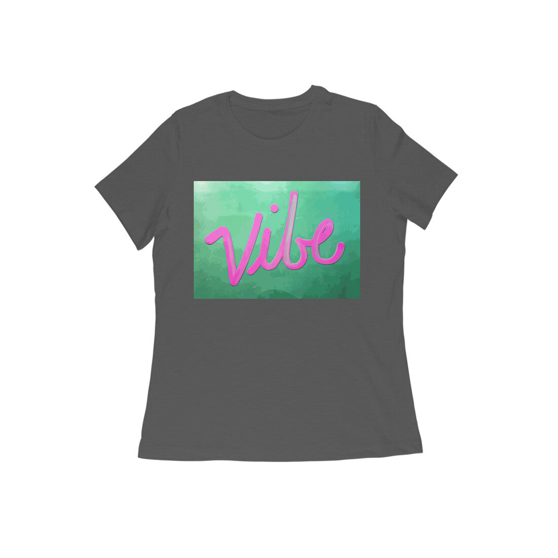 WOMEN'S ROUND NECK T-SHIRT – Vibe puraidoprints