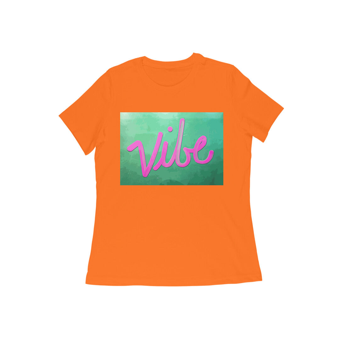 WOMEN'S ROUND NECK T-SHIRT – Vibe puraidoprints