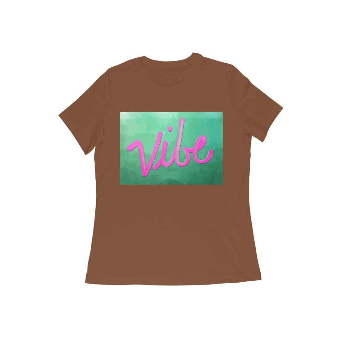 WOMEN'S ROUND NECK T-SHIRT – Vibe puraidoprints
