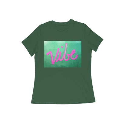 WOMEN'S ROUND NECK T-SHIRT – Vibe puraidoprints