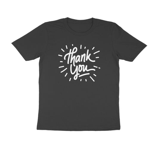 Half Sleeve Round Neck T-Shirt –  Thank you 3