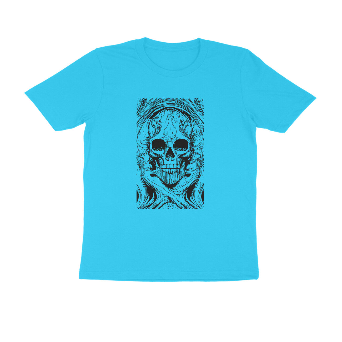 Half-Sleeve Round Neck T-Shirt – Evil Death 3!