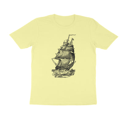 Half-Sleeve Round Neck T-Shirt – Sailing 1!